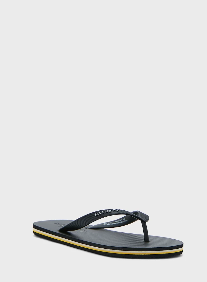 Hackett Logo Flip Flops