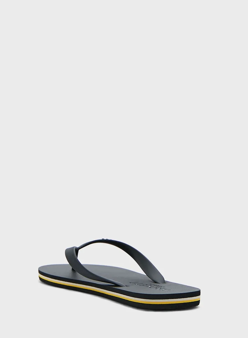 Hackett Logo Flip Flops