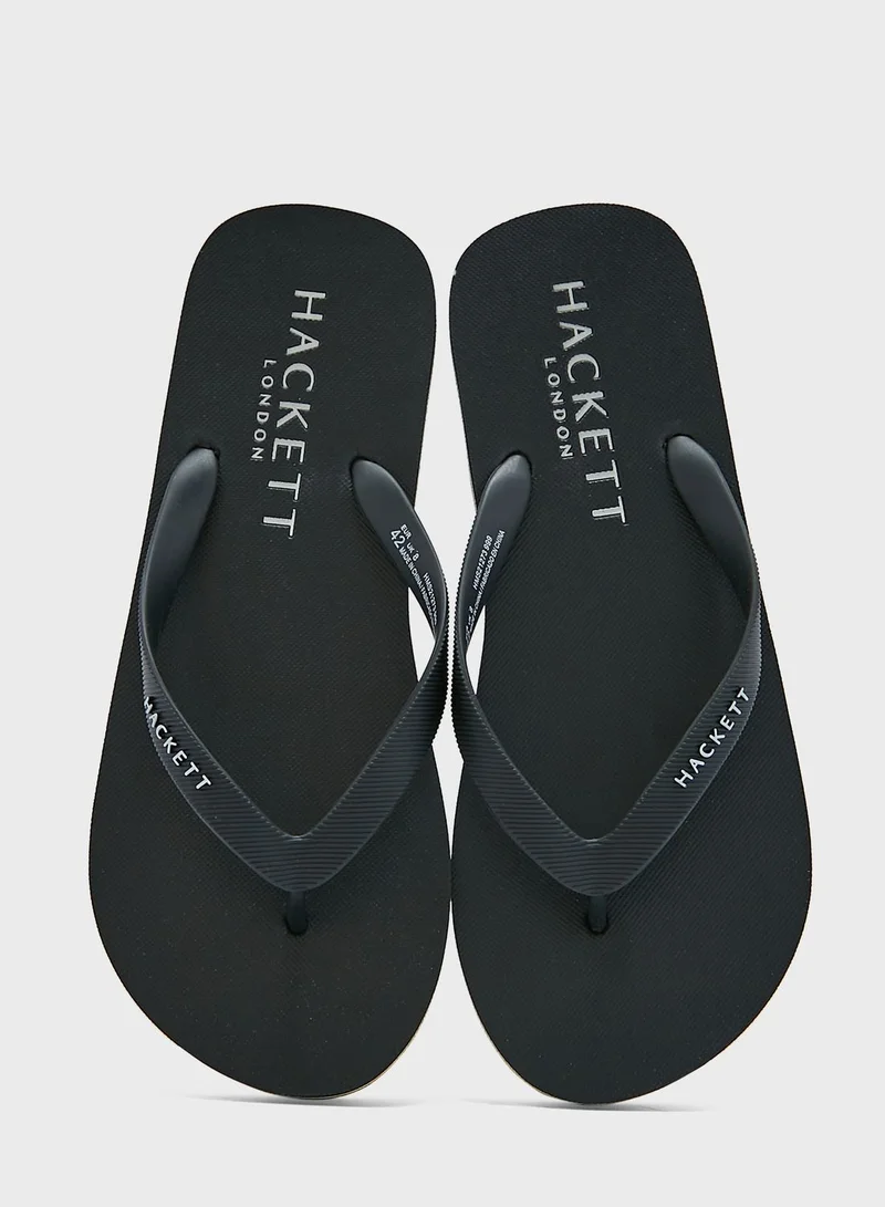 Hackett Logo Flip Flops