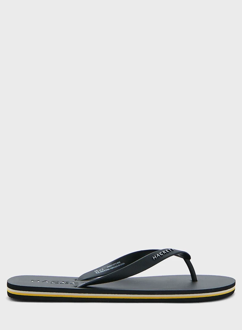 Hackett Logo Flip Flops