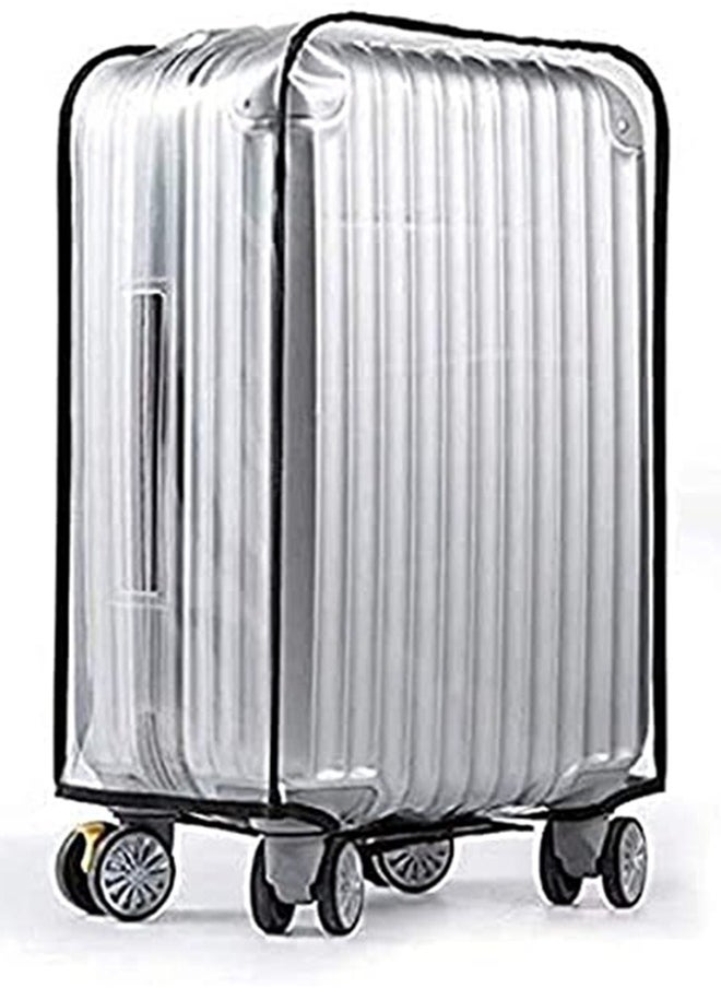 HomarKet Waterproof Travel Luggage Cover Suitcase Protector Clear with Strap Belt  - Image 5