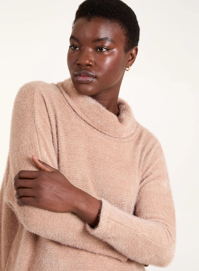 Blue Vanilla High Neck Jumper