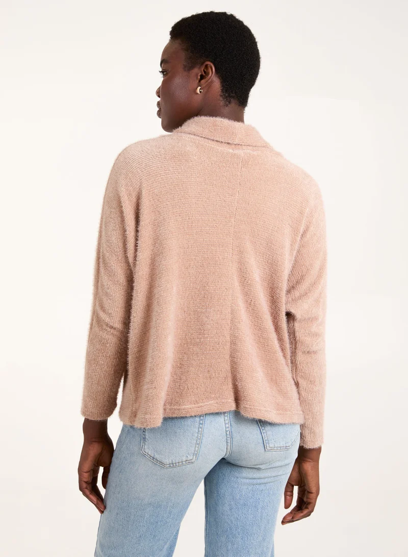 Blue Vanilla High Neck Jumper