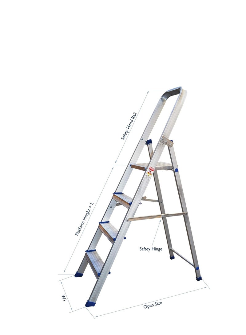 ABBASALI Platform 8 Steps Ladder - Image 2