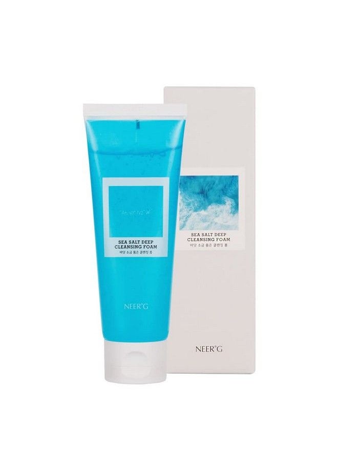 NEERG - Neer°G Sea Salt Deep Cleansing Foam 4 Fl Oz (120Ml) Guérande Sea Salt Ph5.5 Mild Facial Cleanser Moisturizing Face Wash For Normal To Sensitive Skin - Image 1