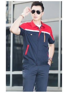 SKT Shiketro Summer Short Sleeve Workwear for Men and Women, Thin Reflective Work Protective Clothing that Absorbs Sweat and Allows for Breathability  - Image 4