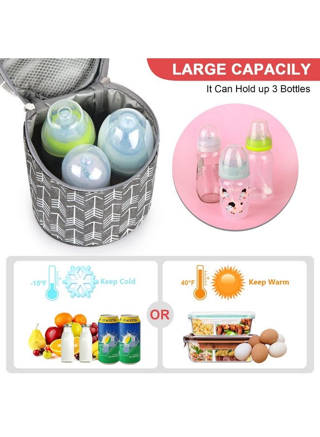 accmor Accmor Breastmilk Cooler Bag, Insulated Baby Bottle Cooler Tote Bags, Baby Bottle Warmer Cooler Bag, Baby Bottle Bag Great for Nursing Mom Daycare  - Image 2