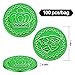 SpinLaLa 100 Count Mardi Gras Plastic Coins Assorted Purple Green Gold Coins for Mardi Gras Decorations Parade Party Favors Play Coins for Party Theme Props Decoration - Image 4