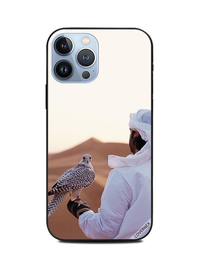 Covernex Apple iPhone 13 Pro Max Protective Case Cover Printed Featuring B&w Eagle Looking Back DESIGN_0002 - Image 1