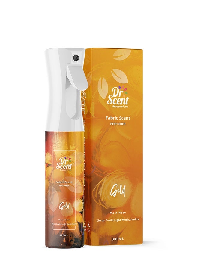 Dr Scent Breeze of Joy Fabric Spray Gold (300ml) - Image 1