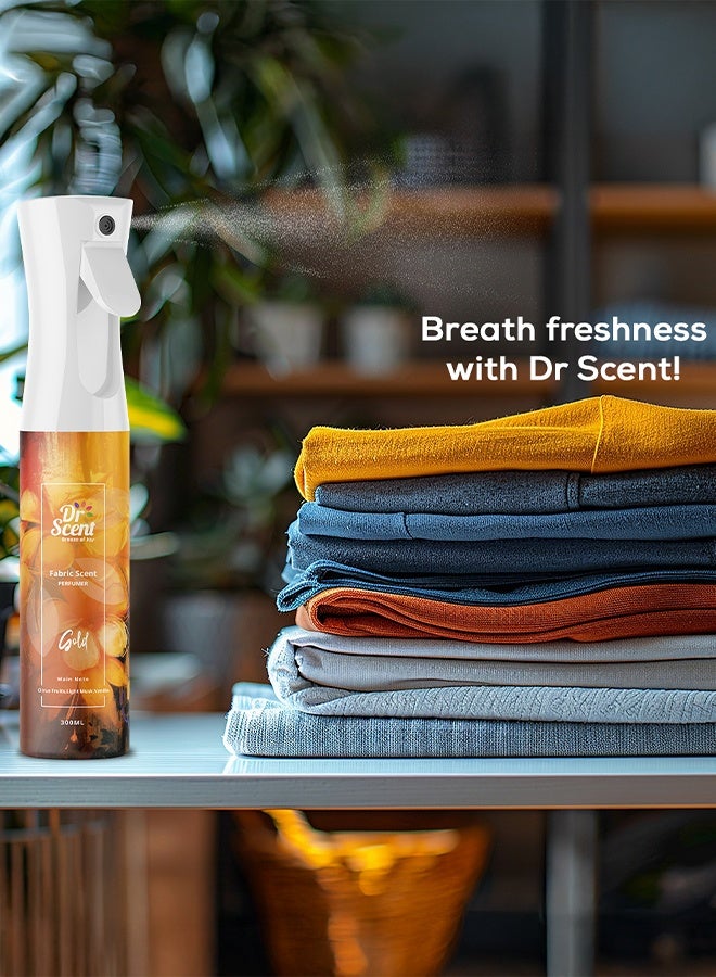 Dr Scent Breeze of Joy Fabric Spray Gold (300ml) - Image 4
