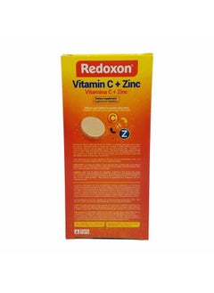 Redoxon Orange Effervescent Vitamin C with Con Zinc, 20 Tablets (6 Pack) 20 Count  - Image 3