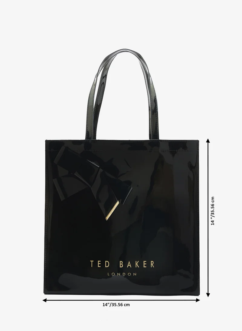 Ted Baker BLACK Bow Detail Large Icon Bag Tote for Women | Best Price UAE