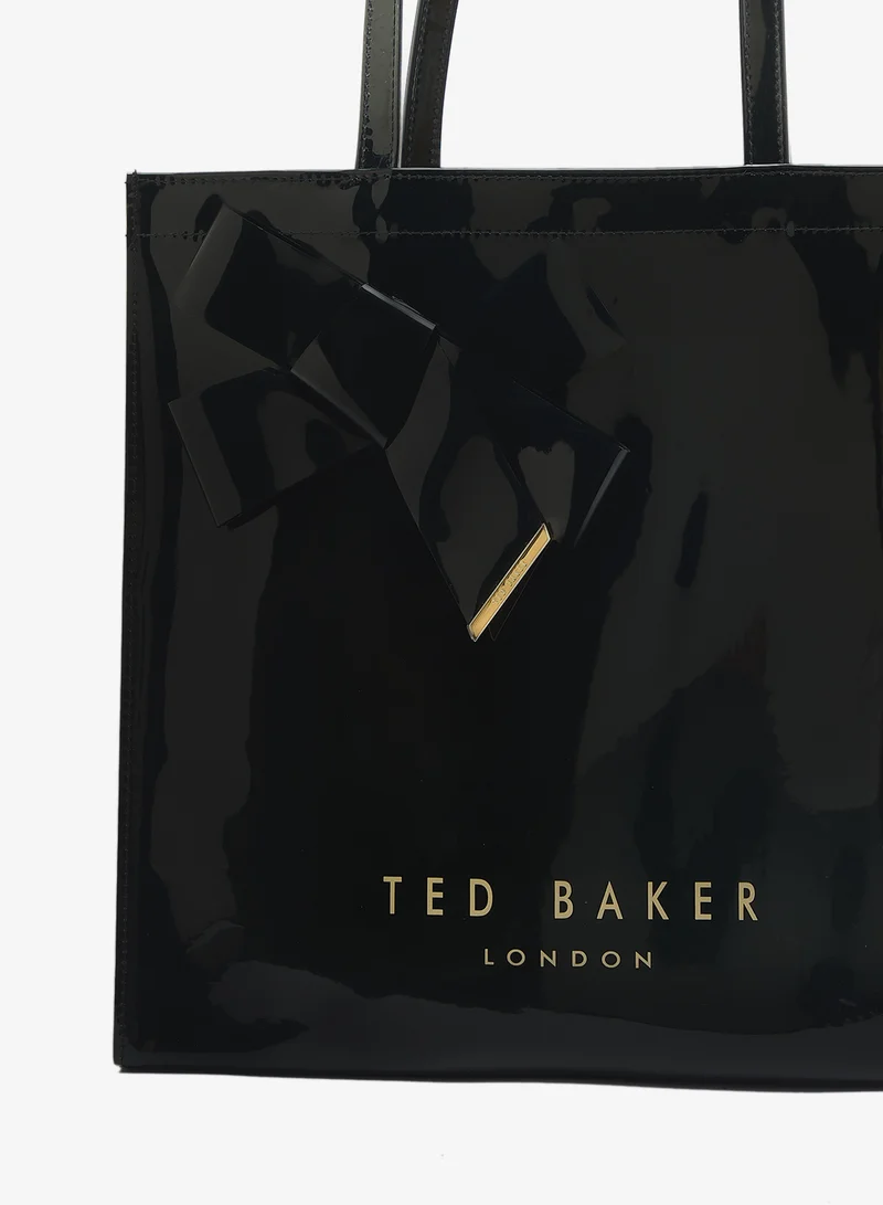 Ted Baker BLACK Bow Detail Large Icon Bag Tote for Women | Best Price UAE