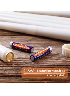 Y&D LED Taper Candles with Remote, 6 Pcs 28cm Long Flameless Flickering Window Battery Operated White Candle for Home, Restaurant, Wedding  - Image 4