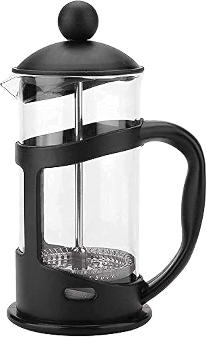 SYOSI Stainless Steel Press Coffee Maker Glass French Press Maker Home Office Tea Coffee Pot (Size : 350ml)
