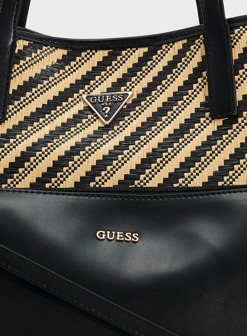 GUESS Vikky Ii Large 2 In 1 Tote  - Image 4