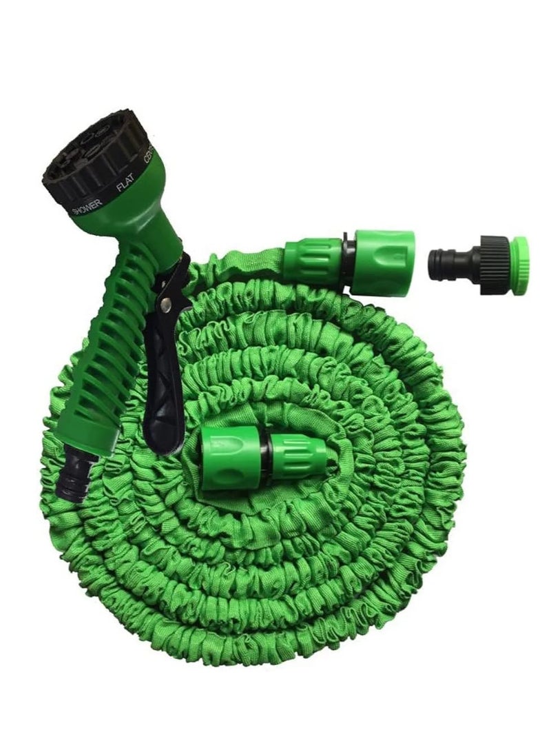 Generic 52m Flexible Extendable Magic Garden Hose with Spray Gun Green 