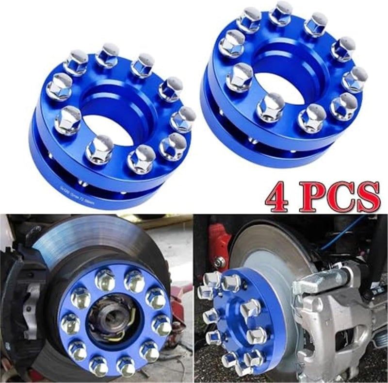 Wivplex Blue Staggered Wheel Spacers for BMW - Image 5