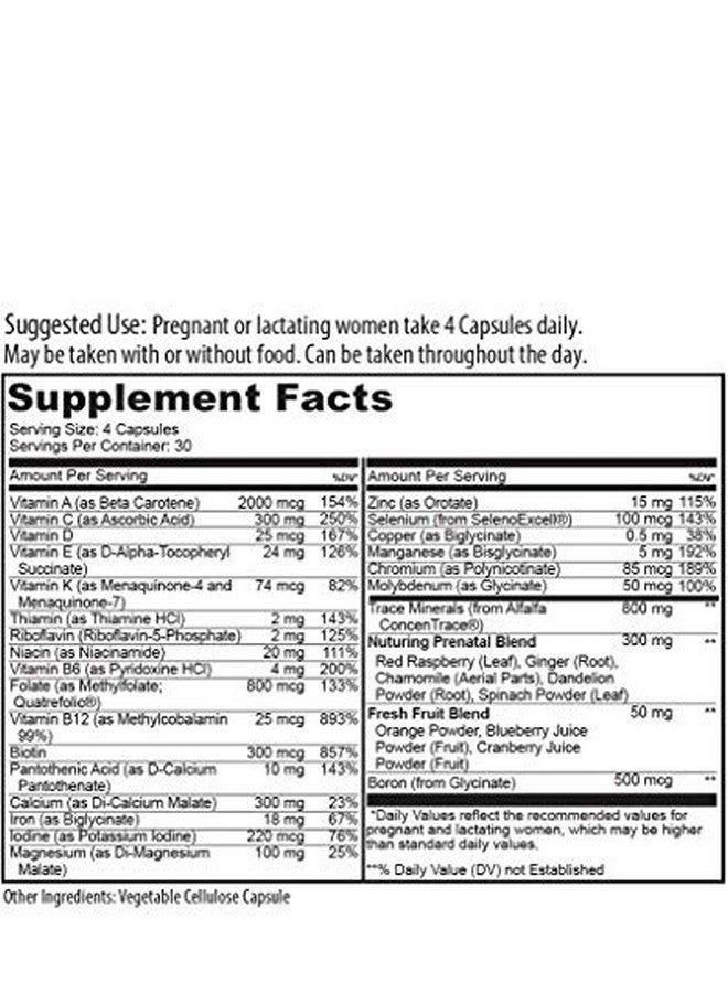 sprigs.life Sprigs Mama Bear Prenatal Vitamins-Capsule,Organic, 120 Tables - Image 5