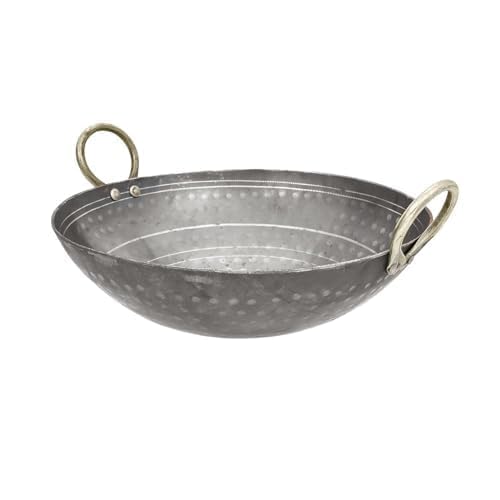 RJ Kitchenware Store Iron Hammered Kadai | Deep Frying Handmade Kadai for Cooking and Frying - Toxic Free, Pure Iron (1 Liter) - Image 4