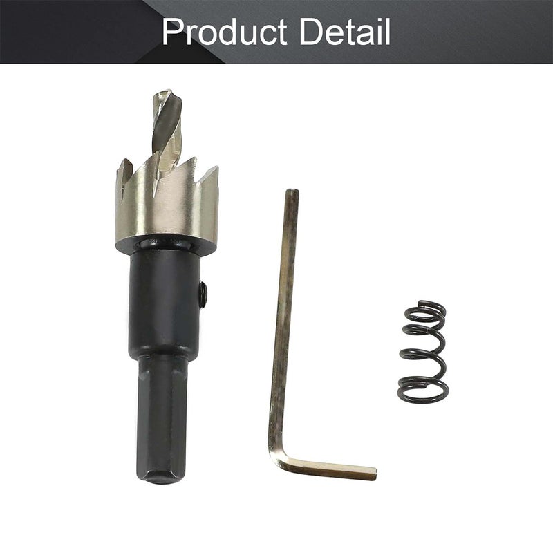 Othmro Utoolmart HSS Hole Saw Cutter, 17mm High-Speed Steel Hole Saw Bits, 70mm Length Black Drill Bit Hole Saw, for Stainless Steel, Aluminum Alloy, Plastic and Wood - Image 3