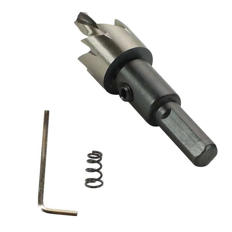 Othmro Utoolmart HSS Hole Saw Cutter, 17mm High-Speed Steel Hole Saw Bits, 70mm Length Black Drill Bit Hole Saw, for Stainless Steel, Aluminum Alloy, Plastic and Wood - Image 1