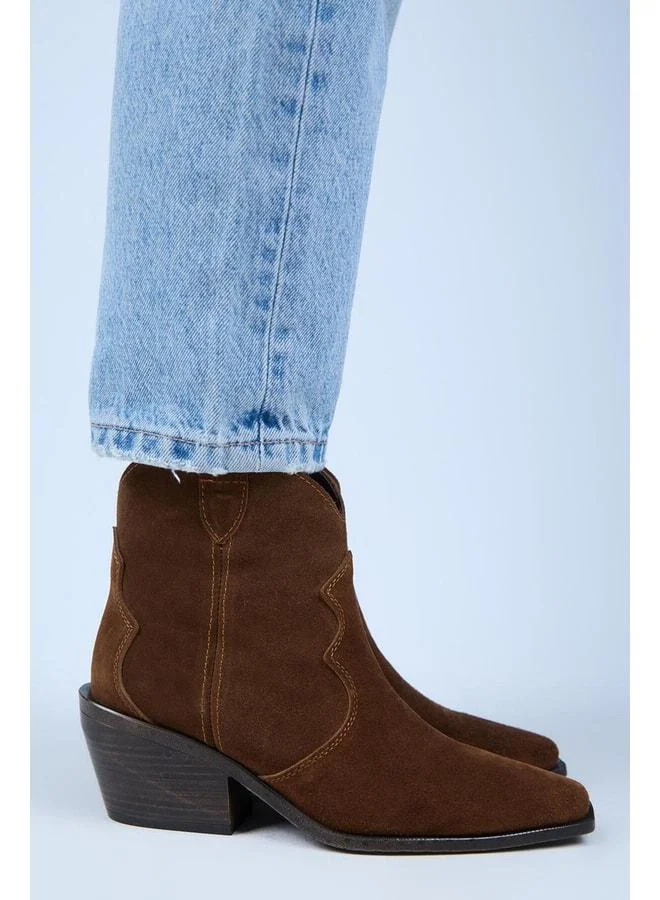 Manijero  Liray Women's Genuine Leather Cowboy Taba Boot. for Women | Best Price UAE