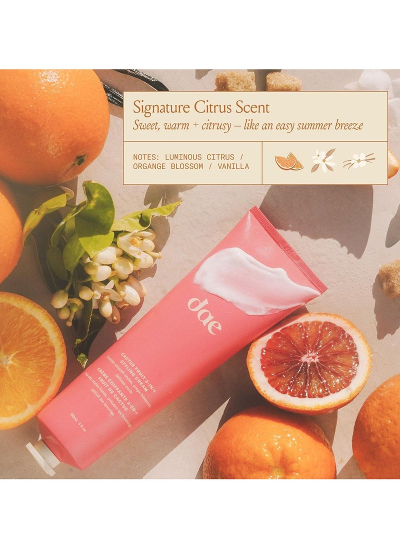 DAE - Cactus Fruit 3-In-1 Styling Cream - Smooth Styles, Prep Shiny Blowouts, Defines Curls (5 oz.) - Image 1