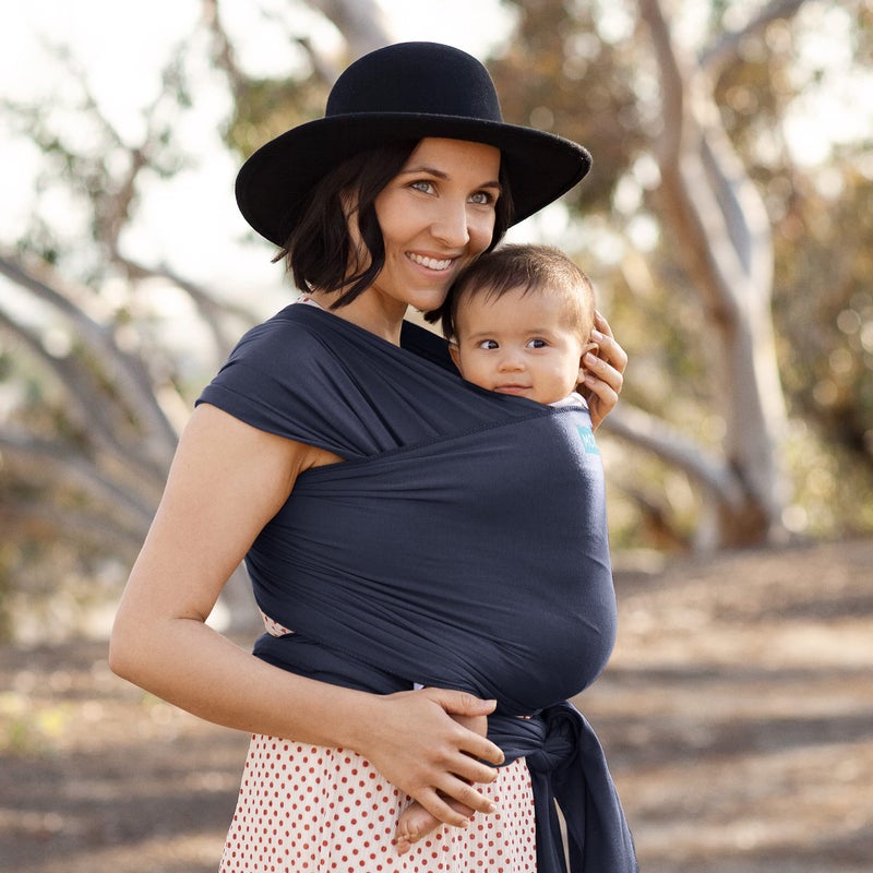 Moby Baby Wrap Carrier Classic for Newborns to Toddlers (8-33lbs), Infant Sling Carrier, Lightweight & Hands Free Design, Adjustable for All Body Types (Deep Sea) - Image 4