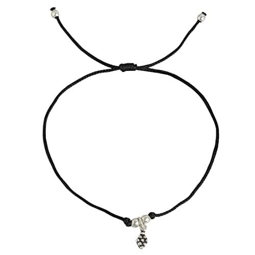 ZAVYA 925 Sterling Silver Modest Rhodium Plating Thread Anklet (Single) | Gift for Women & Girls | 1 Year Plating Warranty - Image 1