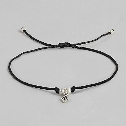 ZAVYA 925 Sterling Silver Modest Rhodium Plating Thread Anklet (Single) | Gift for Women & Girls | 1 Year Plating Warranty - Image 3