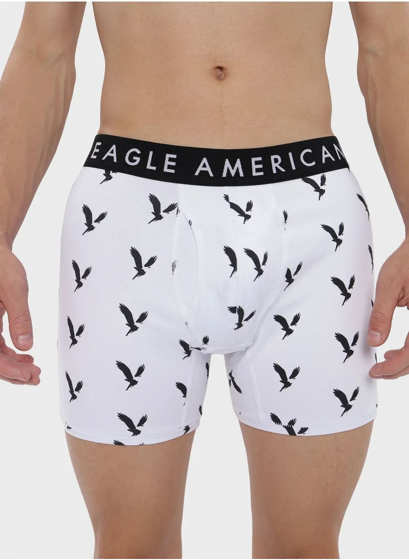 امريكان ايجل 3 Pack Logo Band Trunks