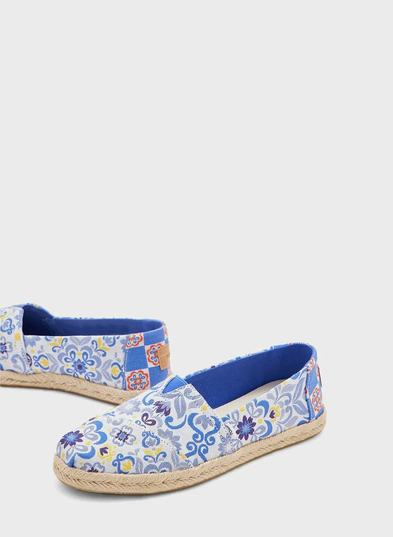 TOMS Alpargata Flats Slip Ons