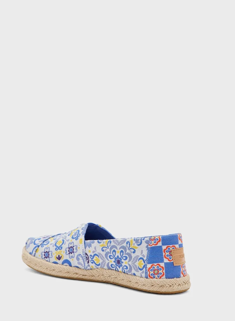 TOMS Alpargata Flats Slip Ons