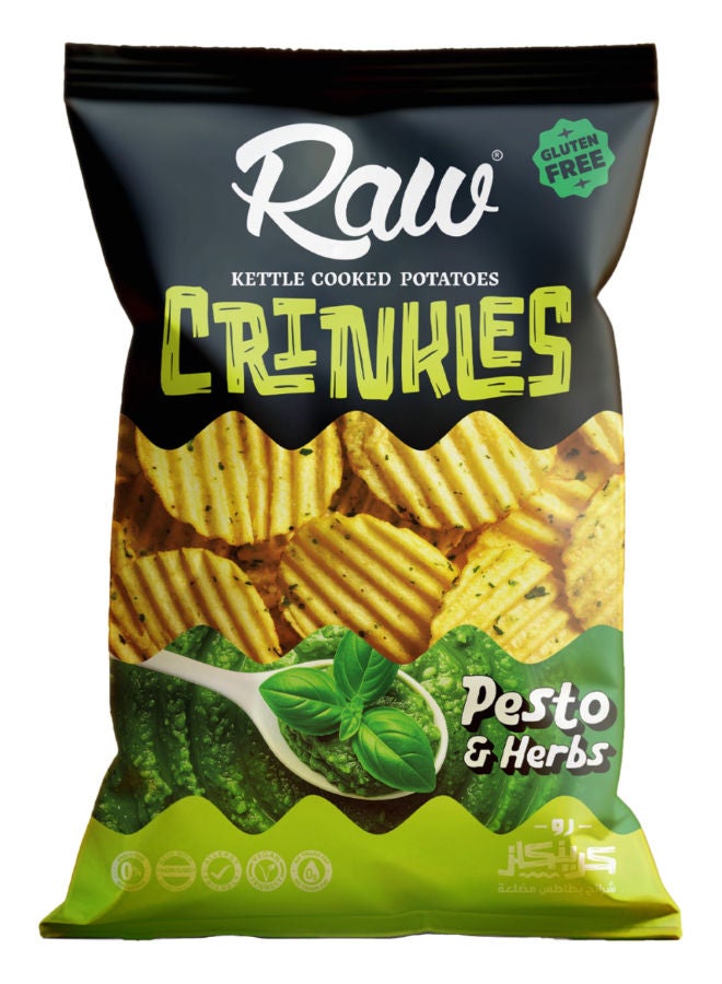 رو رقائق بطاطس كرينكل بنكهة البيستو والأعشاب 65-75 جرام