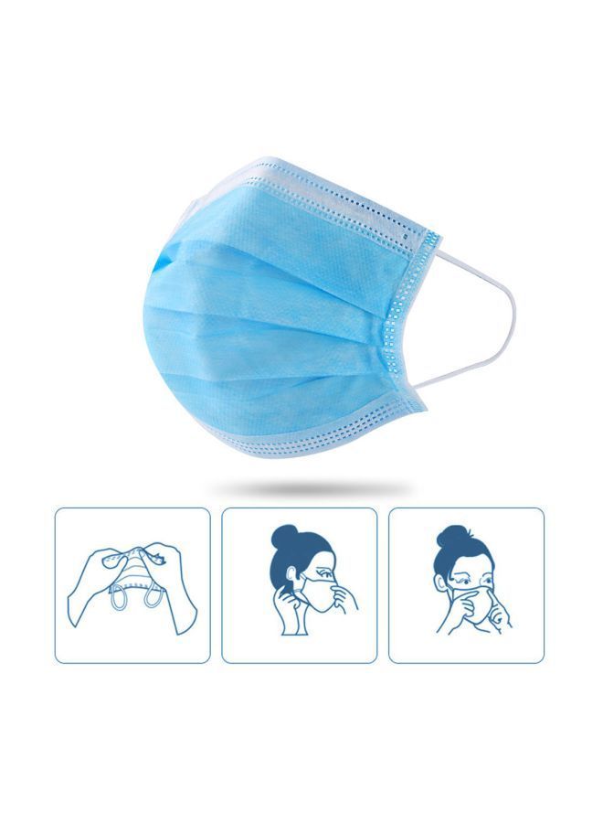 NIBEMINENT Pack Of 50 Disposable Face Mask - Image 2
