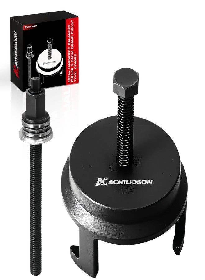 Achilioson 25264 Harmonic Balancer Puller, Crank Pulley Puller Automotive Replacement Engine Quickly Removes Harmonic Balancers,Compatible with Gm Engine Models: 5.3L, 5.7 LS1, 6.0 LS2, 6.2 LS3, 7.0L - Image 1