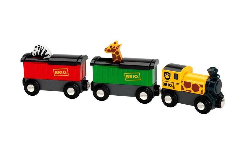 BRIO World  33722 Safari Train  Interactive Toy Train Set for Kids Age 3 and Up  Environmentally Conscious  Engine and Animal Wagons Included - Image 3