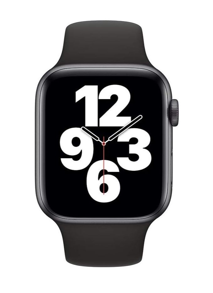 ten.tech - Ten Tech Silicone Sport Band for Apple Watch 41mm 40mm 38mm, Waterproof Soft Silicone Sports Band for iWatch SE 8/7/6/5/4/3/2/1, - black - Image 1