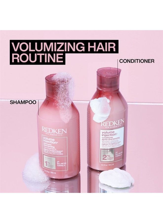 REDKEN - Redken Volume Injection Conditioner | Hair Volumizer For Fine Hair | Detangling and Volumizing | 10.1 Oz - Image 1