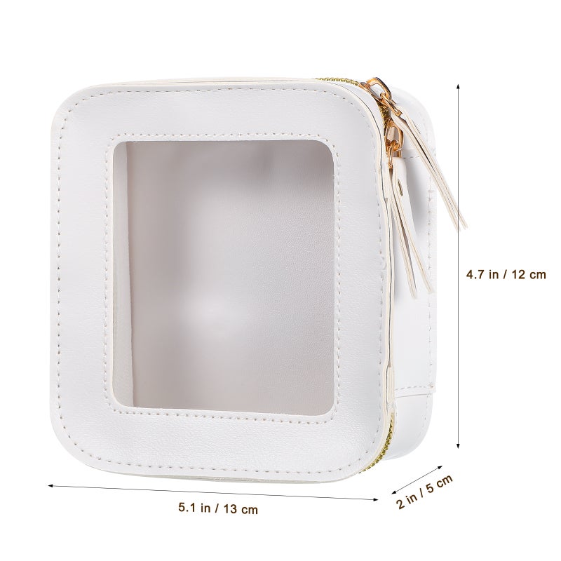 2pcs Small Make Up Bag Makeup Pouch Lipstick Organizer Bag Clear Makeup Bag Clear Travel Pouch Zipper Pouch Storage Bag For Women - Image 2