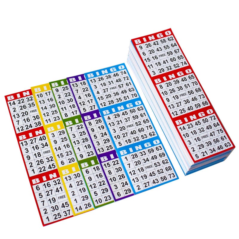 SEETOOOGAMES Bingo Paper Game Cards 3 Card 100 Books of 5 Sheets - Image 2