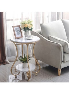 DubaiGallery Modern small apartment living room sofa side tables creative home furniture round tea table nordic hotel dormitory coffee table  - Image 2