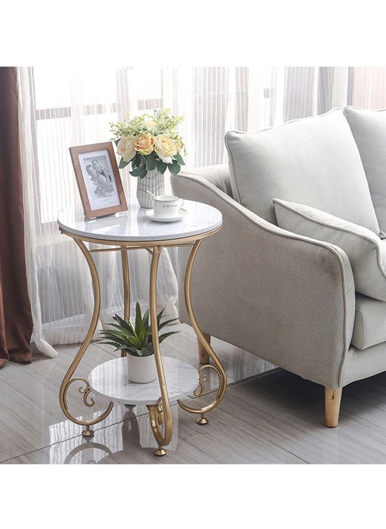 DubaiGallery - Modern small apartment living room sofa side tables creative home furniture round tea table nordic hotel dormitory coffee table - Image 1