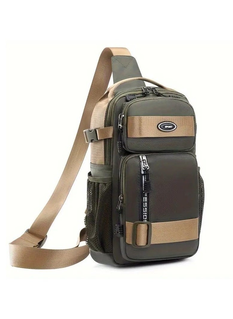 QSHOP Luxury Quality Crossbody Backpack from QShop®️ Lightweight shoulder bag for men and women, backpack with an adjustable strap that passes across the chest, for hiking outside the home, traveling, and cycling  - Image 1