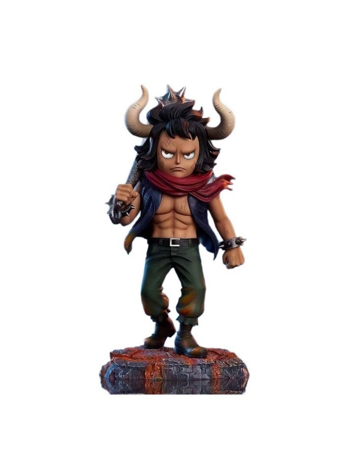 عام سلسلة ONE PIECE GK ، طفولة Kaiduo ، نموذج تمثال للرسوم المتحركة العصرية نموذج زخرفة الشكل لتقديم الهدايا للجماهير والأصدقاء (23 سم) - Image 1