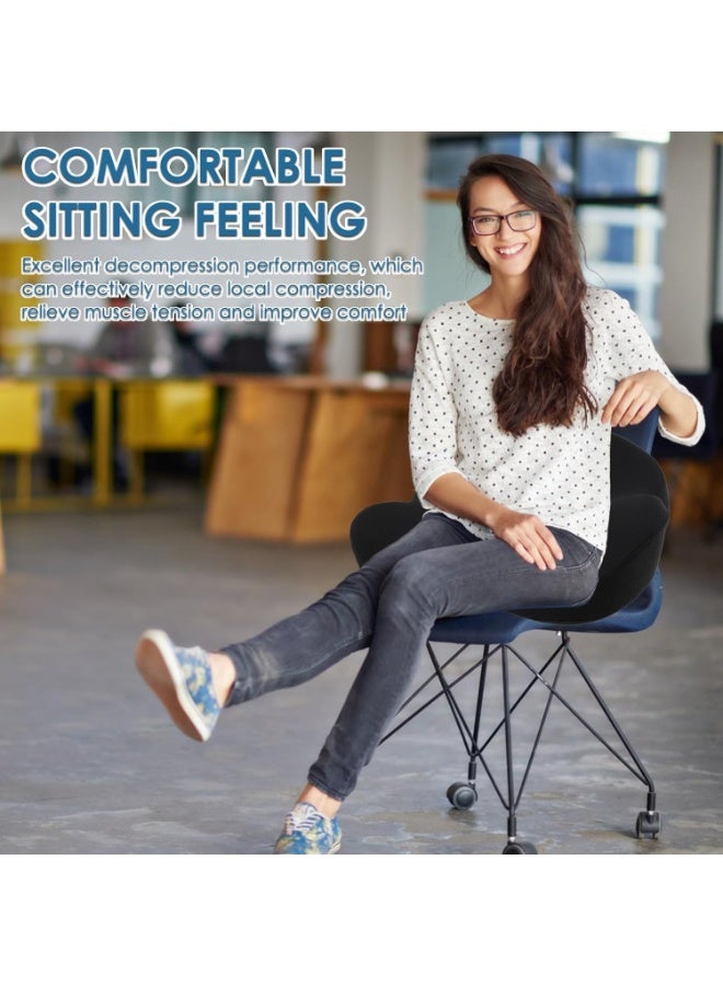 Memory Foam Seat Cushion Ergonomic Coccyx Support Pillow for Sitting Comfort Office Chair Non-Slip Breathable Durable Design for Car and Home - Image 5