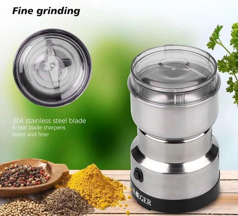 Mini Electric Pepper Grinder - 300W mini pepper grinder grinds pepper and spices with high precision, maintaining the fresh flavor of spices. It is a sturdy stainless steel tool. - Image 3