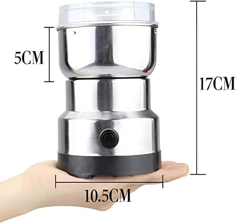 Mini Electric Pepper Grinder - 300W mini pepper grinder grinds pepper and spices with high precision, maintaining the fresh flavor of spices. It is a sturdy stainless steel tool. - Image 5